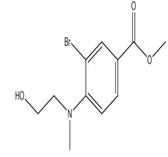 Methyl 3-bromo-4-((2-hydroxyethyl)(methyl)amino)benzoate，cas1131594-33-6