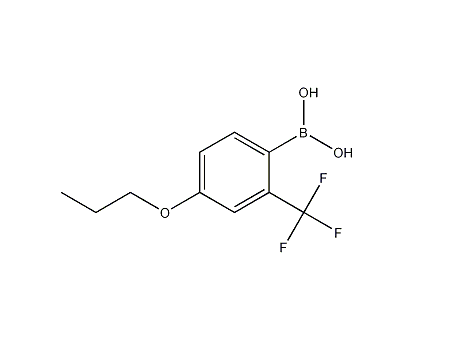 4-丙氧基-2-三氟甲基苯硼酸 cas：1186482-51-8