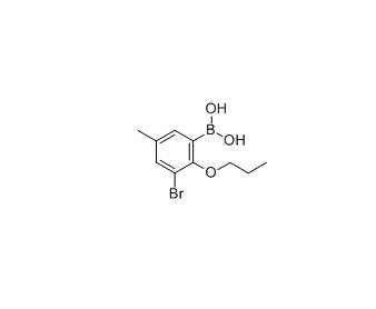 3-溴-5-甲基-2-丙氧基苯硼酸 cas:870718-02-8