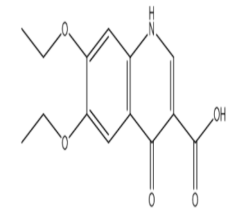 6,7-二乙氧基-4-氧代-1,4-二氢喹啉-3-羧酸，cas1698-96-0