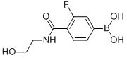 N-(2-羟基乙基)-4-硼-2-氟苯甲酰胺,cas:874289-21-1