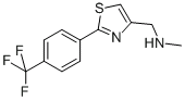 N-甲基-N-{2-[4-(三氟甲基)苯基]-1,3-噻唑-4-基}甲胺,cas:857284-26-5