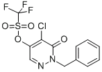 2-苄基-4-氯-5-三氟甲烷磺酰氧基-3(2H-)-吡嗪酮,cas:856250-49-2