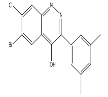 6-Bromo-7-chloro-3-(3,5-dimethylphenyl)cinnolin-4-ol，cas1352723-57-9