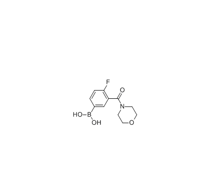 4-氟-3-(吗啉-4-羰基)苯基硼酸 cas：874219-29-1