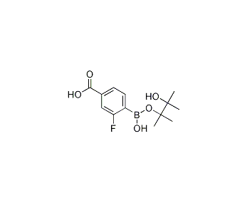 4-羧基-2-氟苯硼酸频那醇酯 cas：1050423-87-4