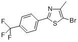 5溴- 4 -甲基- 2- [4 - (三氟甲基)苯基] -1,3噻唑,cas:850375-27-8