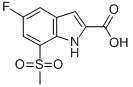 1H-Indole-2-carboxylicacid, 5-fluoro-7-(methylsulfonyl)-,cas:849035-87-6