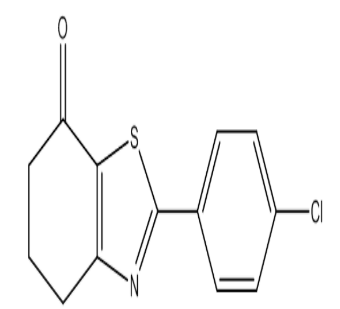 2-(4-Chlorophenyl)-5,6-dihydrobenzo[d]thiazol-7(4H)-one，cas1258650-40-6