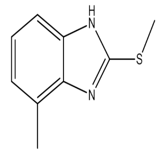 4-甲基-2-(甲巯基)-1H-苯并[D]咪唑，cas170116-49-1