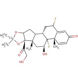 醋酸氟轻松-13C3,Fluocinolone Acetonide-13C3