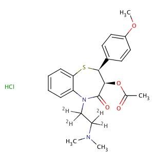 地尔硫卓盐酸盐-d4,Diltiazem-d4 Hydrochloride