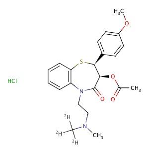 地尔硫卓盐酸盐-d3,Diltiazem-d3 Hydrochloride