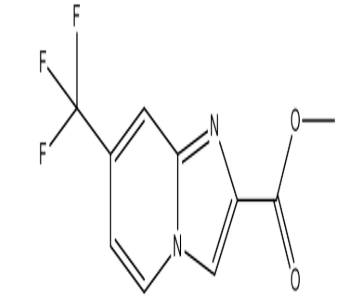 7-氯-3-(三氟甲基)咪唑并[1,2-a]吡啶-2-羧酸甲酯，cas1206972-64-6