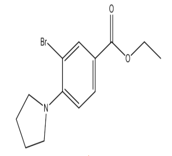 Ethyl 3-bromo-4-(pyrrolidin-1-yl)benzoate，cas1131594-39-2