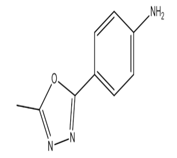 4-(5-甲基-1,3,4-恶二唑-2-基)苯胺，cas 25877-49-0