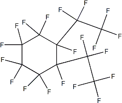 Cyclohexe, 1,1,2,2,3,3,4,4,5,6-decafluoro-5,6-bis(pentafluoroethyl)-,cas:75169-49-2