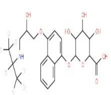 外消旋4-羟基心得安β-D-葡萄糖苷酸-d7