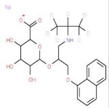 外消旋心得安β-D-葡萄糖苷酸钠盐-d7