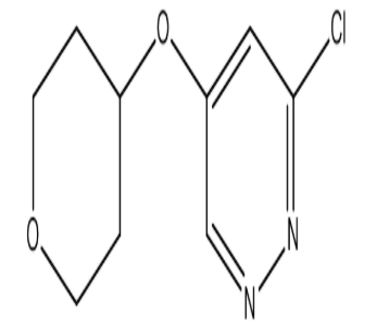3-Chloro-5-((tetrahydro-2H-pyr-4-yl)oxy)pyridazine，cas 1346691-41-5