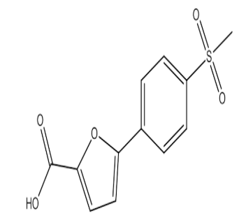 5-(4-(甲基磺酰基)苯基)呋喃-2-羧酸，cas893738-07-3