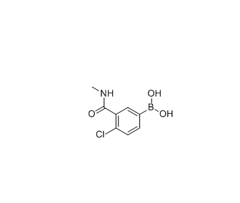 4-氯-3-(N-甲基氨甲酰基)苯基硼酸 cas：871332-65-9