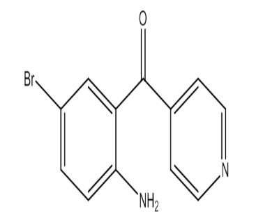 (2-氨基-5-溴苯基)(吡啶-4-基)甲酮，cas1694-60-6