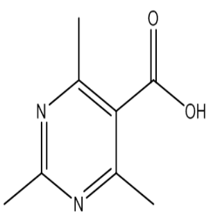 2,4,6-三甲基嘧啶-5-甲酸，cas108397-75-7