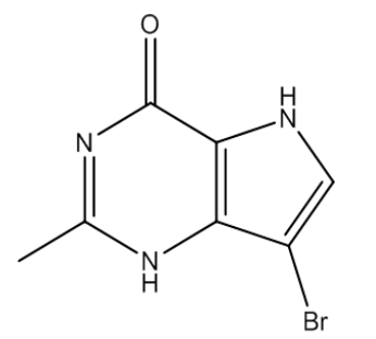 7-Bromo-2-methyl-1H-pyrrolo[3,2-d]pyrimidin-4(5H)-one，cas93587-24-7