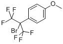 Benzene, 1-[1-bromo-2,2,2-trifluoro-1-(trifluoromethyl)ethyl]-4-methoxy-,cas:70430-22-7