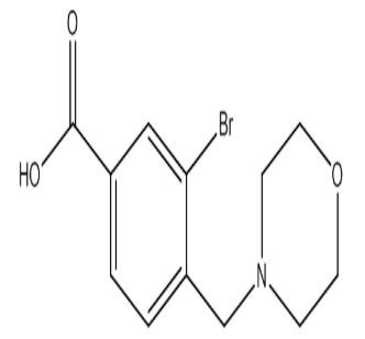 3-溴-4-吗啉甲基苯甲酸，cas787529-83-3