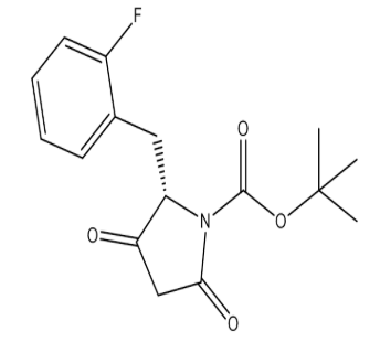 (S)-tert-Butyl 2-(2-fluorobenzyl)-3,5-dioxopyrrolidine-1-carboxylate，cas1313710-28-9