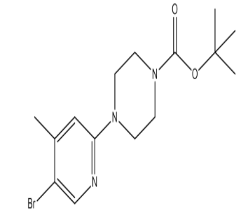 tert-Butyl 4-(5-bromo-4-methylpyridin-2-yl)piperazine-1-carboxylate，cas 944582-92-7