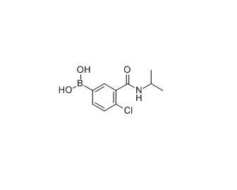 4-氯-3-(异丙基氨甲酰基)苯基硼酸 cas：871332-74-0