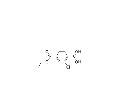 2-氯-4-(乙氧基羰基)苯硼酸 cas：913835-94-6