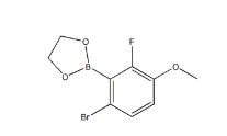 6-溴-2-氟-3-甲氧基苯基硼酸频那醇酯 cas：1070871-08-7