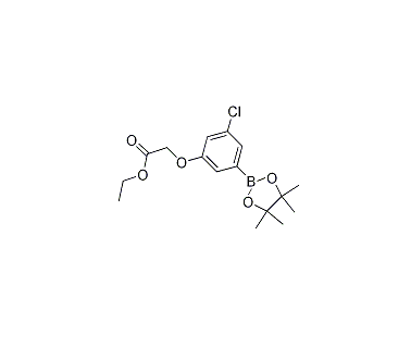 3-氯-5-(乙氧基羰基甲氧基)苯硼酸频那醇酯 cas：1218789-47-9