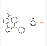 (S)-1-(二苯基磷酸)-2-[(S)-4-异丙基恶唑啉-2-基]二茂铁，cas163169-10-6