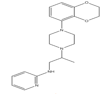 N-(2-(4-(2,3-Dihydrobenzo[b][1,4]dioxin-5-yl)piperazin-1-yl)propyl)pyridin-2-amine，cas187795-98-8