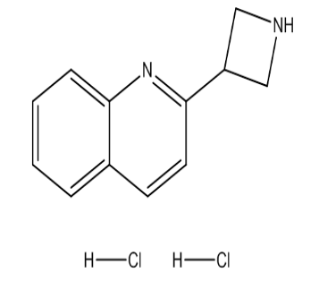 2-(氮杂环丁烷-3-基)喹啉二盐酸盐，cas1236861-65-6