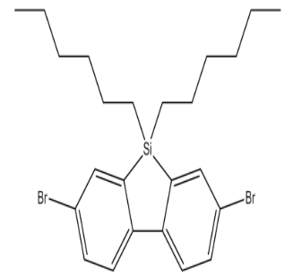 2,7-二溴-9,9&#039;-二己基-9H-9-二苯并硅杂环戊二烯，cas852138-90-0