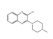 2-Chloro-3-(4-methylpiperazin-1-yl)quinoxaline，cas155584-74-0