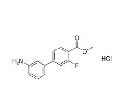 Methyl 3'-amino-3-fluoro-[1,1'-biphenyl]-4-carboxylate hydrochloride，cas1373232-44-0