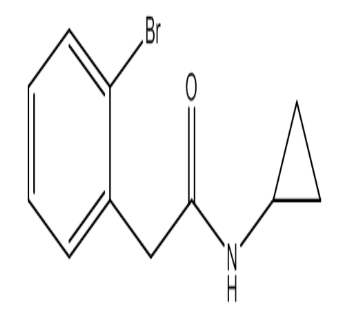 2-(2-Bromophenyl)-N-cyclopropylacetamide，cas1150163-66-8
