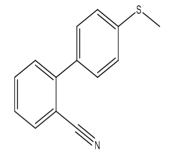4&#039;-(Methylthio)-[1,1&#039;-biphenyl]-2-carbonitrile，cas171879-75-7
