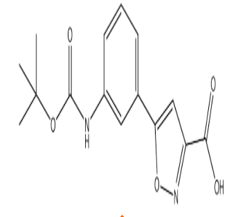 5-(3-BOC氨基)苯基异噁唑-3-羧酸，cas1263283-70-0