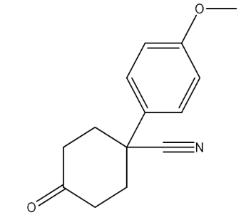 1-(4-甲氧苯基)-4-氧代环己甲腈|cas 5309-14-8