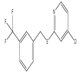 4-Chloro-2-((3-(trifluoromethyl)benzyl)thio)pyridine|cas1346707-61-6
