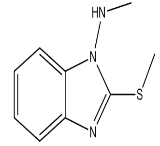 N-甲基-2-(甲巯基)-1H-苯并[D]咪唑基-1-胺|cas176102-09-3