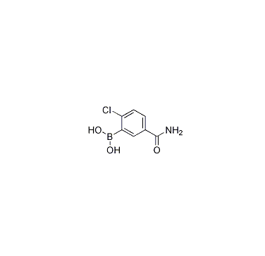 5-氨基甲酰-2-氯苯硼酸|cas：1150114-35-4